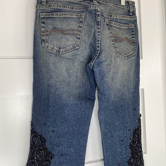 Allen B. By Allen Schartz lace jeans size 27 - Picture 4 of 8